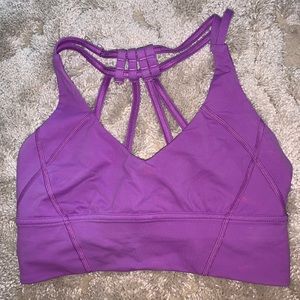 Purple lulu sports bra! Worn once